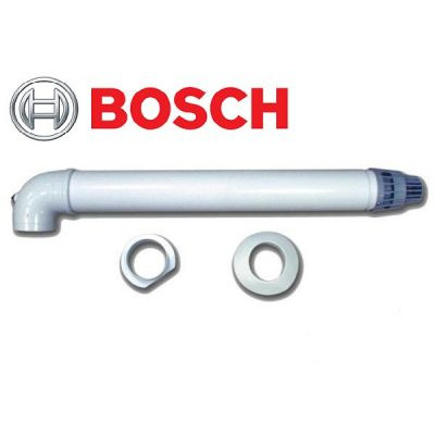 Bosch AZ 389. Горизонтальный коаксиальный комплект Ф60/100 колено 90° и удлинитель 810 мм (7716050064)
