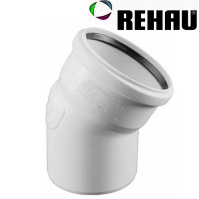 Rehau для внутр. канализации Отвод RAUPIANO PLUS 125 45° ( 123494001 )