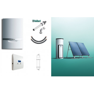 Пакет Vaillant ecoTEC plus VU OE 466/4+auroSTEP plus 2.250 HF+VRS620+Патрон для смягчения воды подпитки (0020201582)